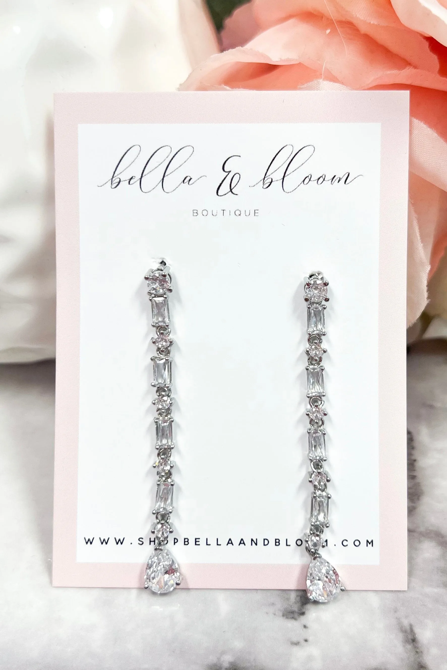 Princess Diaries Drop Earrings: Silver